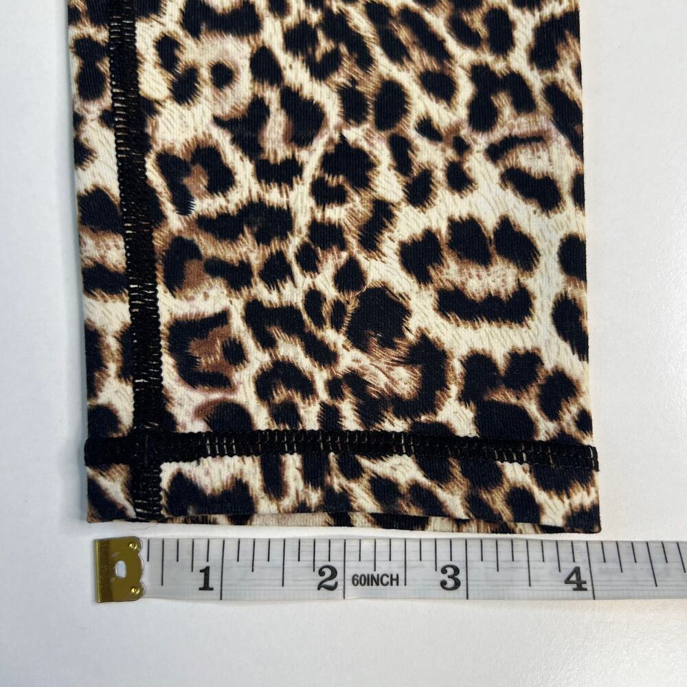 ZYIA Active Brilliant Leopard Animal Print Scrunch Booty Shaping Leggings Sz 6-8 - Picture 9 of 11